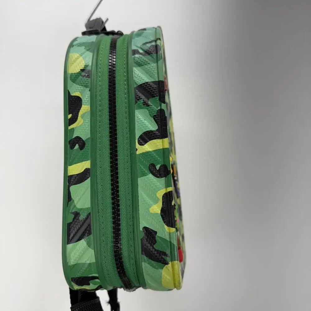 Crocs Kids Green‎ Dinosaur Camo Mini Backpack Dino Jibits Charms Lightweight
